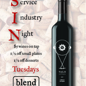 Blend Happy Hour Tuesdays in Bozeman all night